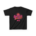 Sapphic Sunset Baby Tee | Lesbian Pride Y2K Shirt
