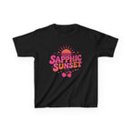 Sapphic Sunset Baby Tee | Lesbian Pride Y2K Shirt