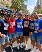 Funny LGBTQ Shirt - I'm not Gay. I'm Super Gay
