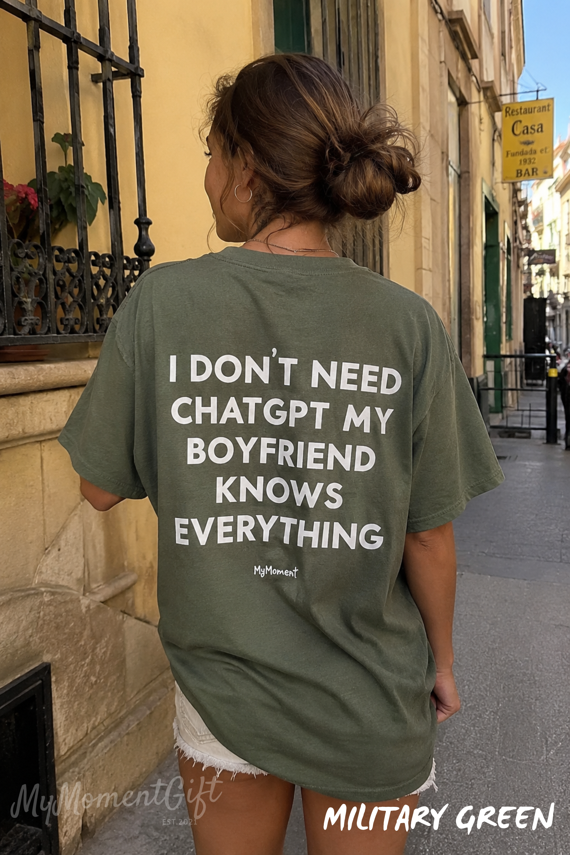 I Don’t Need ChatGPT My Boyfriend Knows Everything Shirt