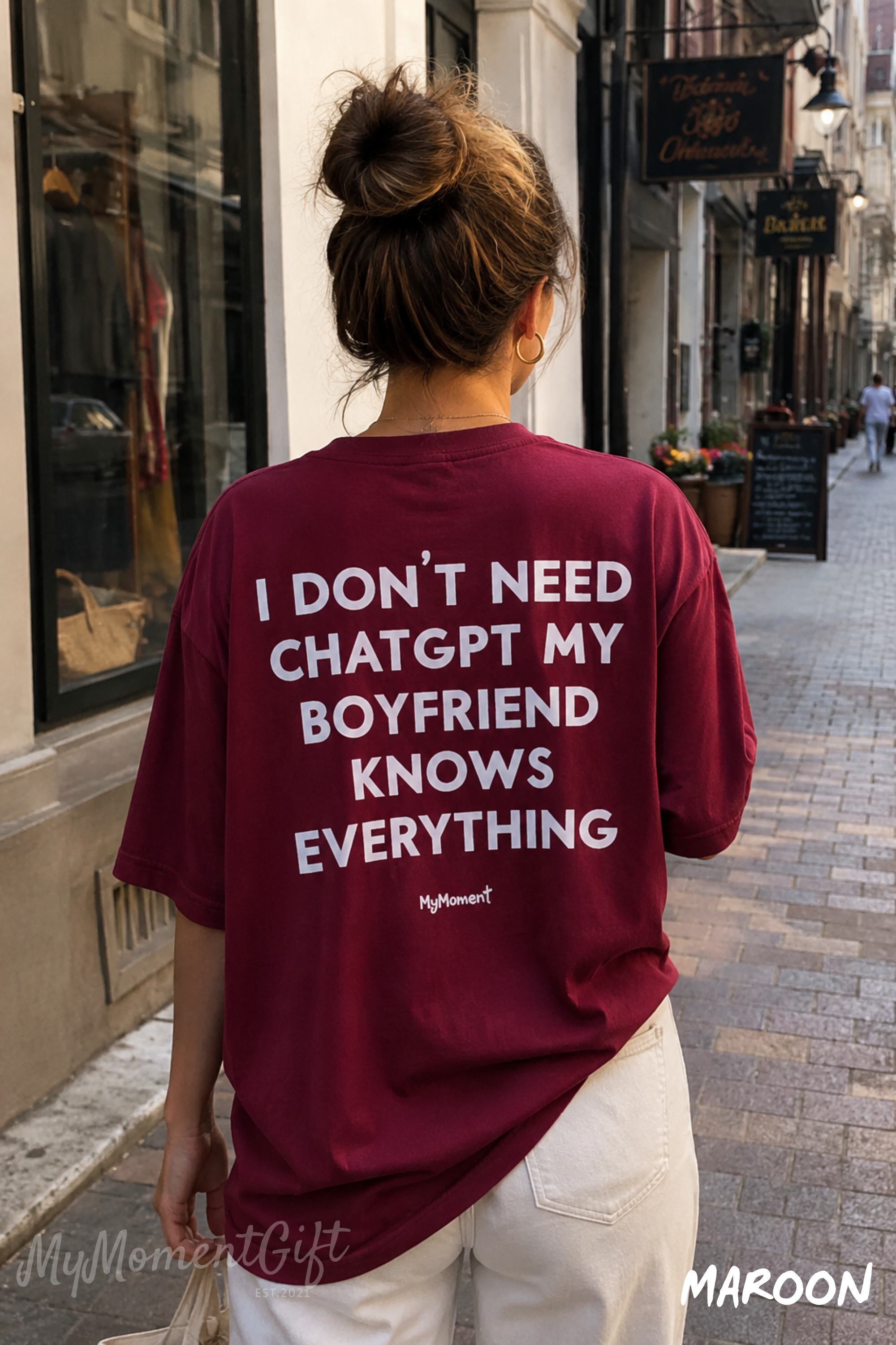 I Don’t Need ChatGPT My Boyfriend Knows Everything Shirt