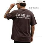 I’m Not 40, I’m Twenty Plus Twenty Shirt | Funny 40th Birthday Tee