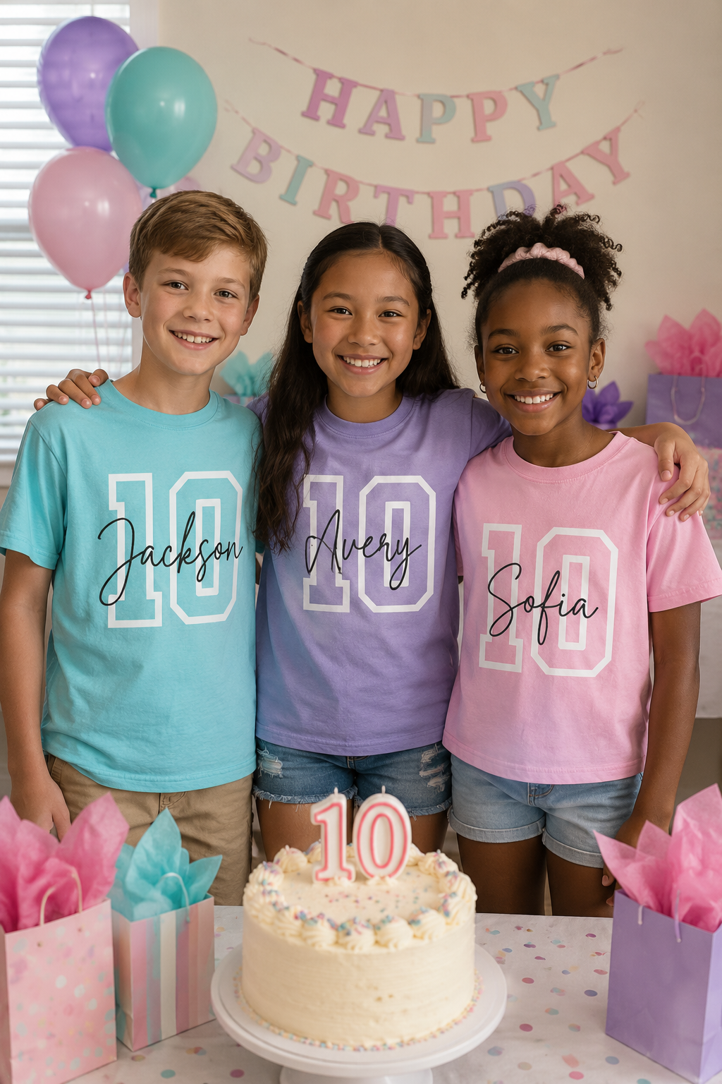 10th Birthday Shirt | For 10 Year Old Birthday Boy and Girl