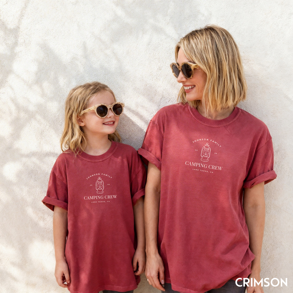 Camping Matching Shirts | Family Camping Shirts | Camping Crew Tee - Kids Size