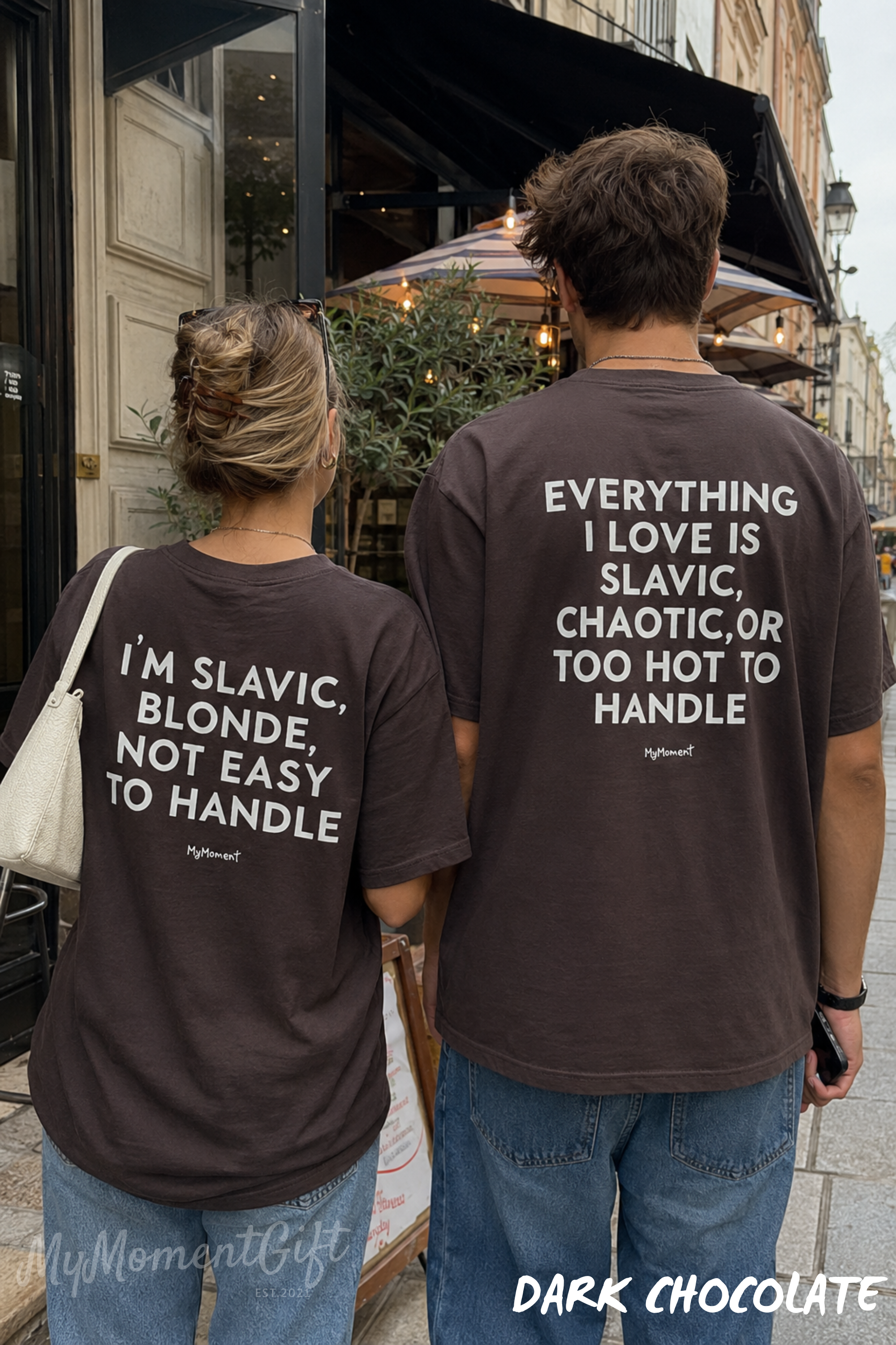 Matching Slavic Couple Shirts – I’m Slavic Blonde & Everything I Love Is Slavic Tees