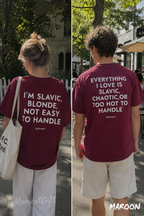 Matching Slavic Couple Shirts – I’m Slavic Blonde & Everything I Love Is Slavic Tees