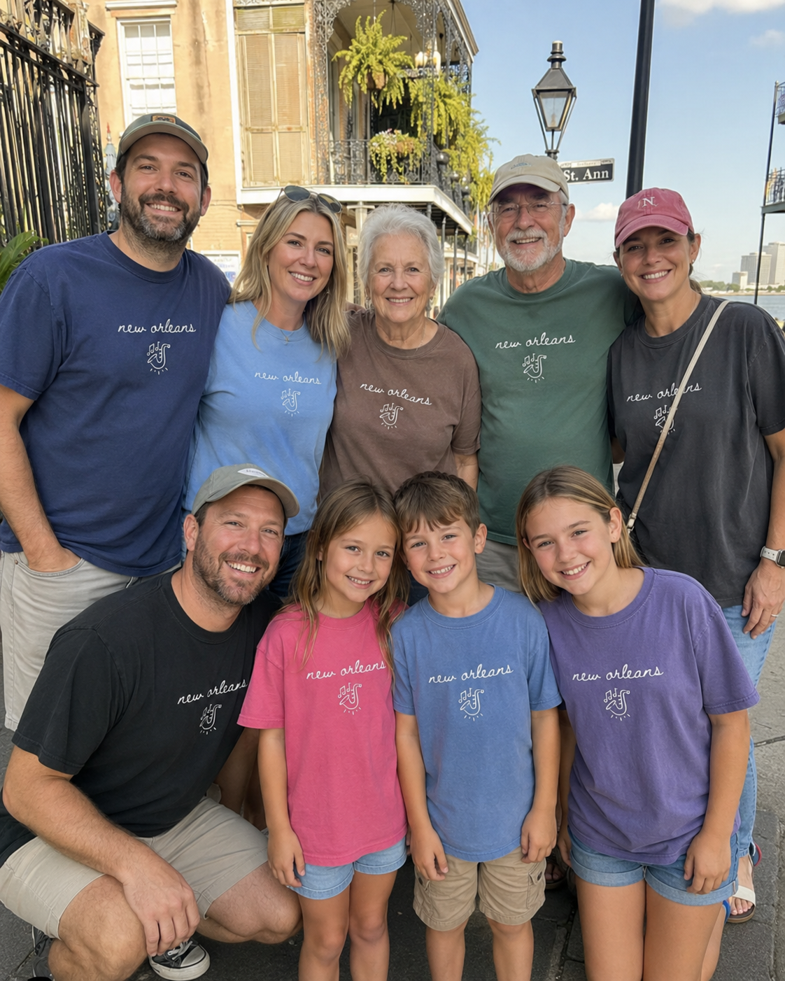 New Orleans Family Vacation Matching Shirt - Kid Size