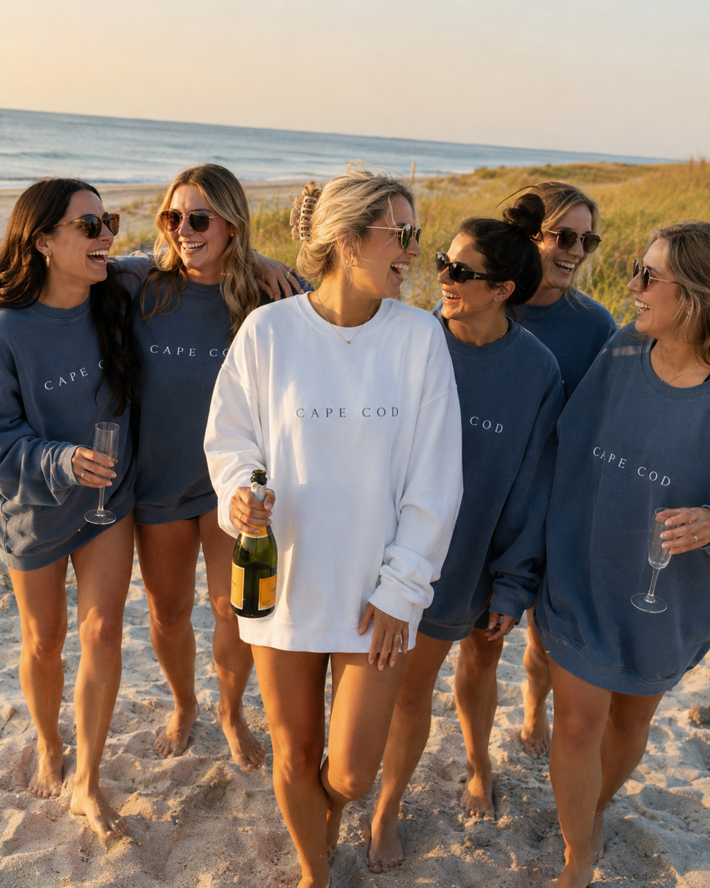 Vintage Cape Cod Bachelorette Sweatshirt, Matching Bridesmaid Sweatshirts, Cape Cod Girls Trip Crewneck