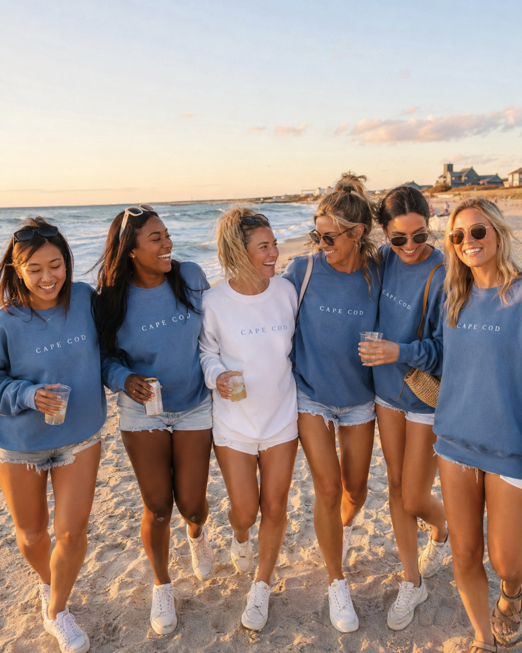Vintage Cape Cod Bachelorette Sweatshirt, Matching Bridesmaid Sweatshirts, Cape Cod Girls Trip Crewneck