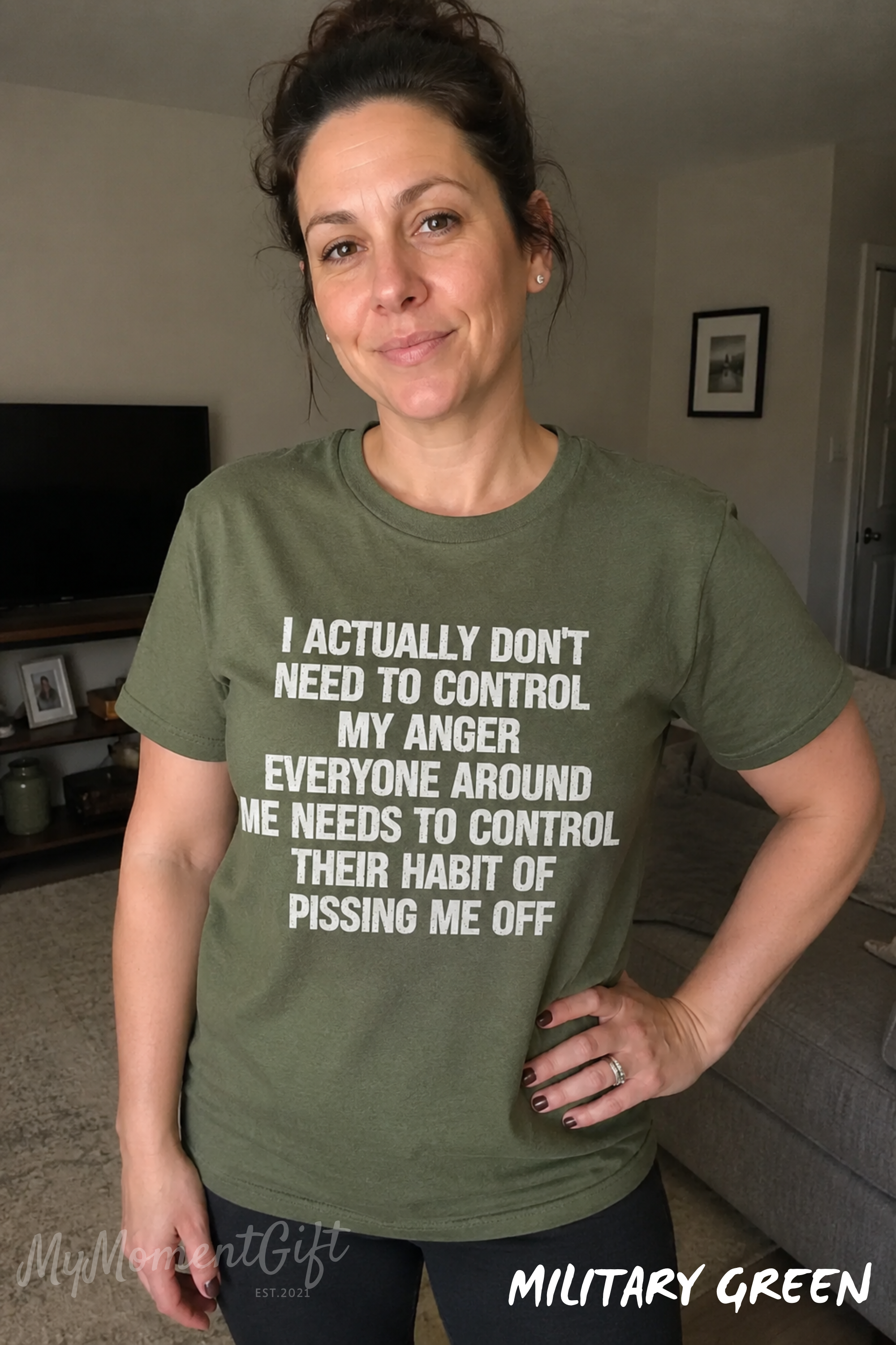I Don’t Need to Control My Anger Shirt | Funny Sarcastic Graphic Tee
