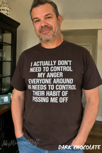 I Don’t Need to Control My Anger Shirt | Funny Sarcastic Graphic Tee