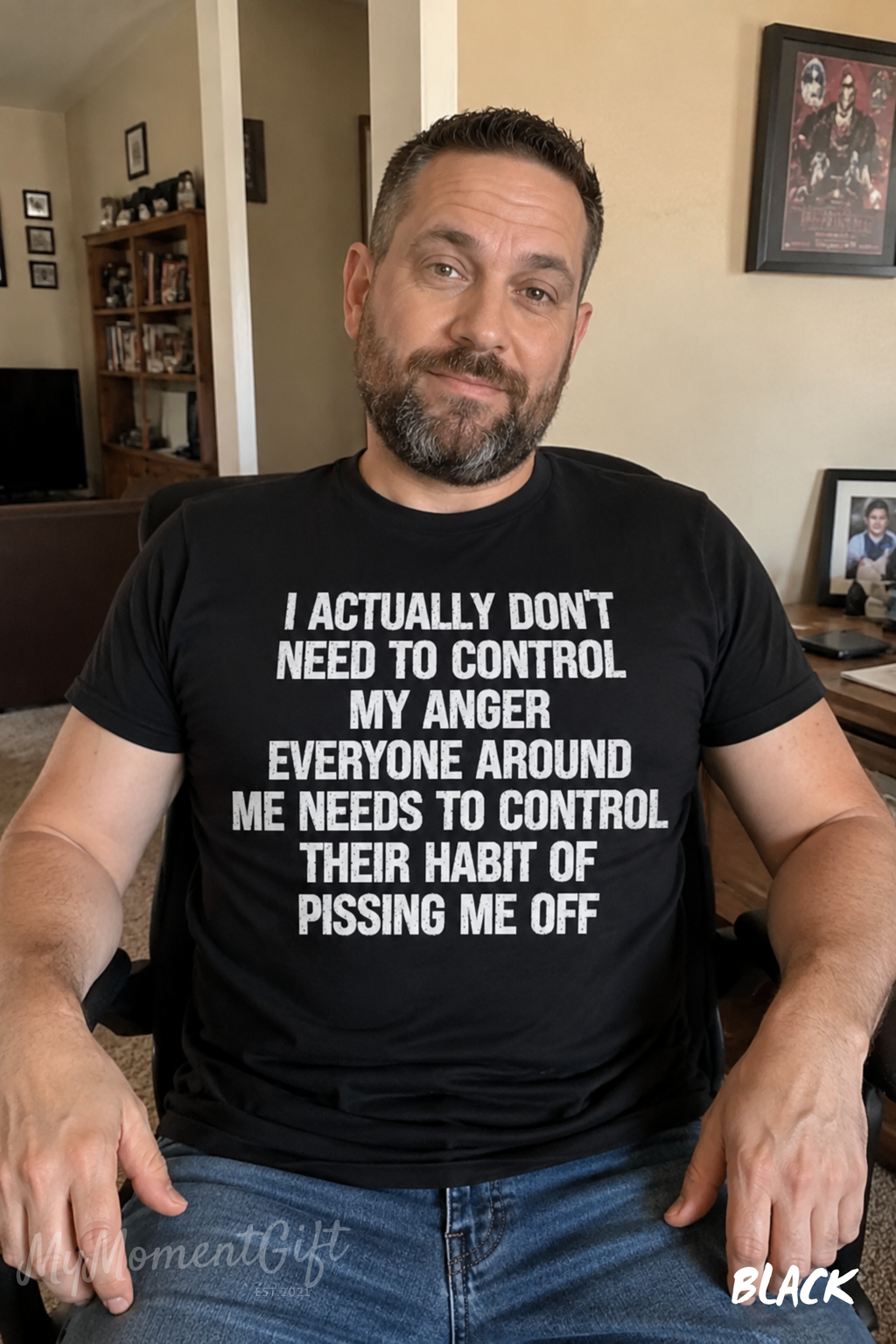 I Don’t Need to Control My Anger Shirt | Funny Sarcastic Graphic Tee