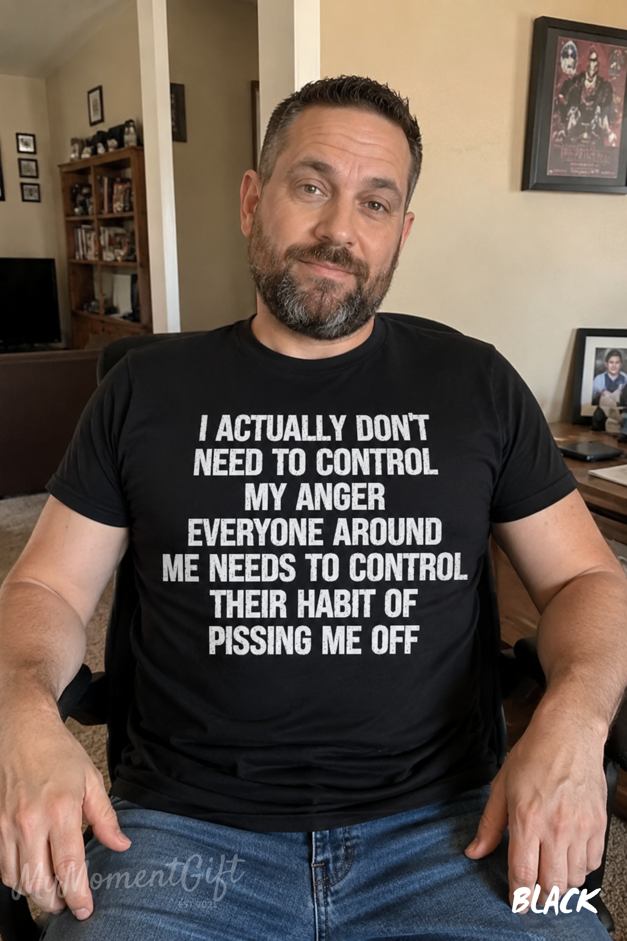 I Don’t Need to Control My Anger Shirt | Funny Sarcastic Graphic Tee