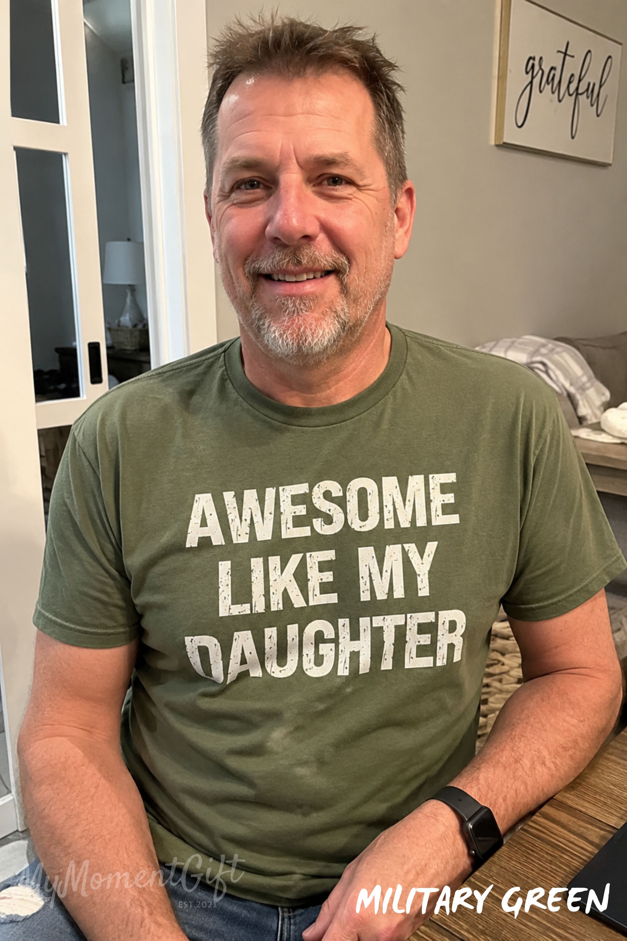 Awesome Like My Daughter Shirt | Funny Proud Parent Graphic Tee