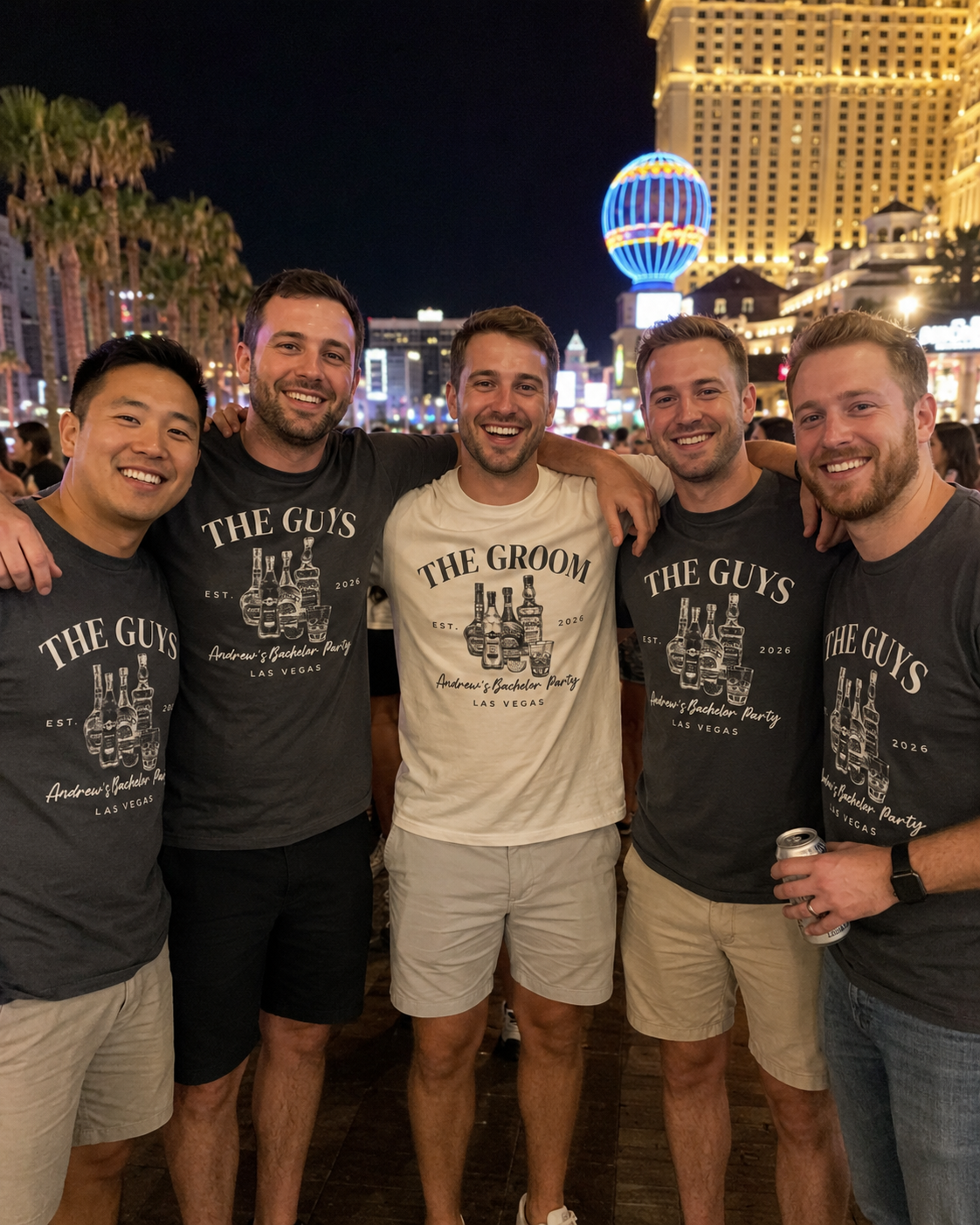 Personalized Bachelor Party Shirt - Groom Crew Tee