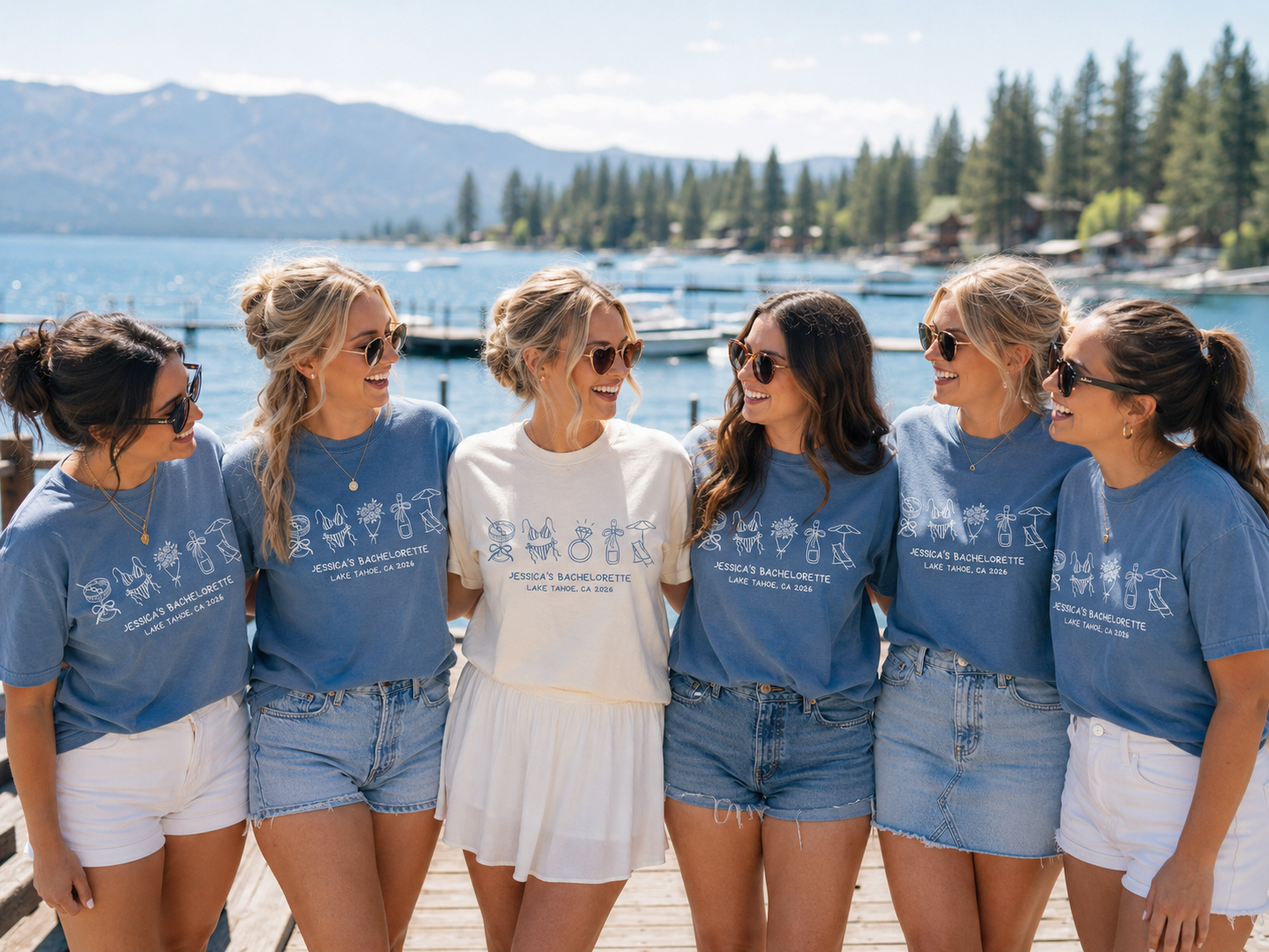 Beach Bachelorette Shirts - Bride Crew Wedding Weekend Tee