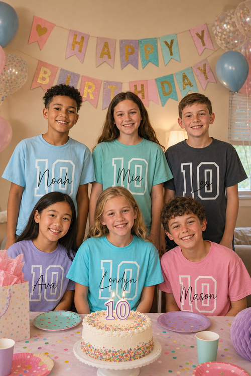 10th Birthday Shirt | For 10 Year Old Birthday Boy and Girl