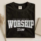 Worship Team Shirt For Church Staff - Personalized Sunday School Matching Shirts
