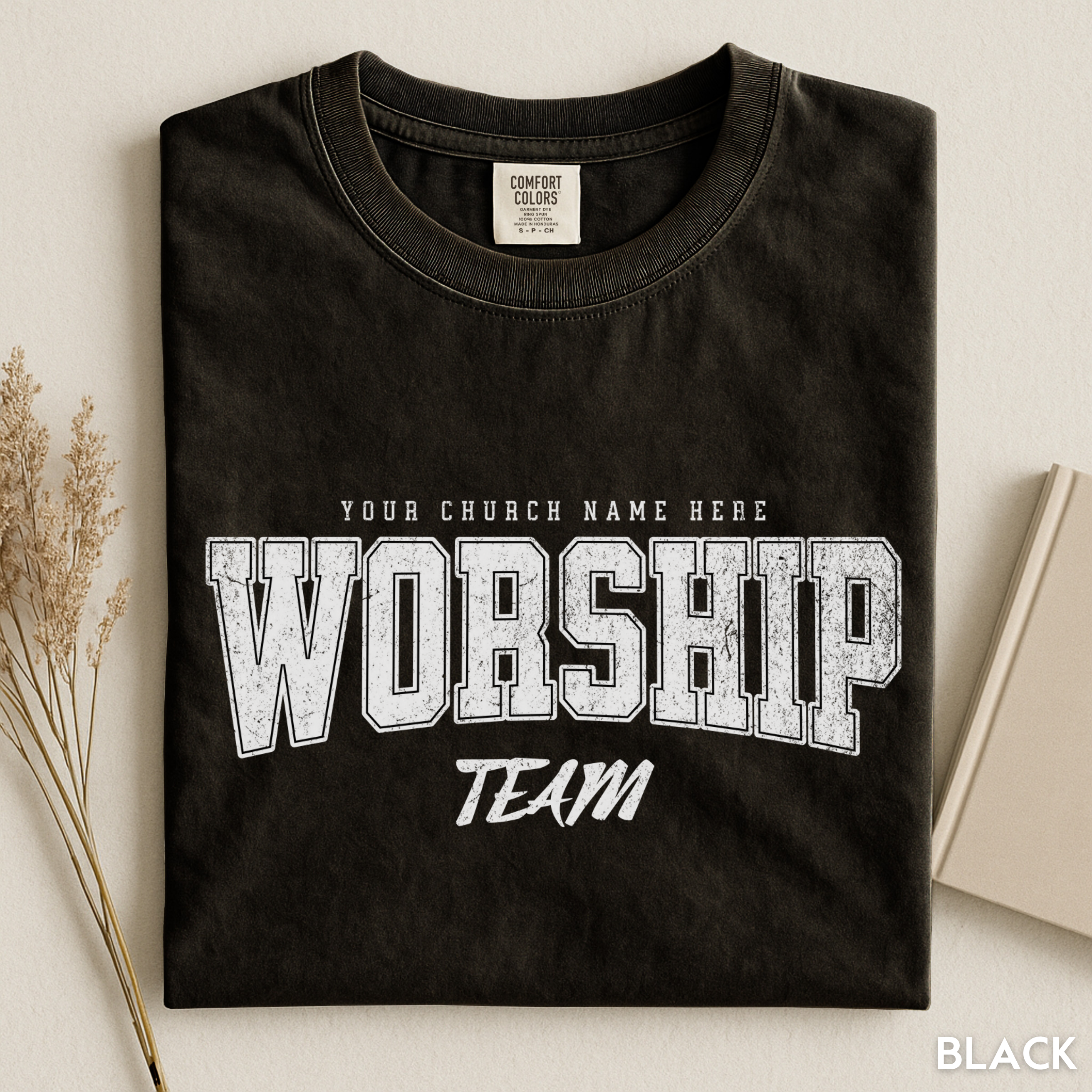 Worship Team Shirt For Church Staff - Personalized Sunday School Matching Shirts