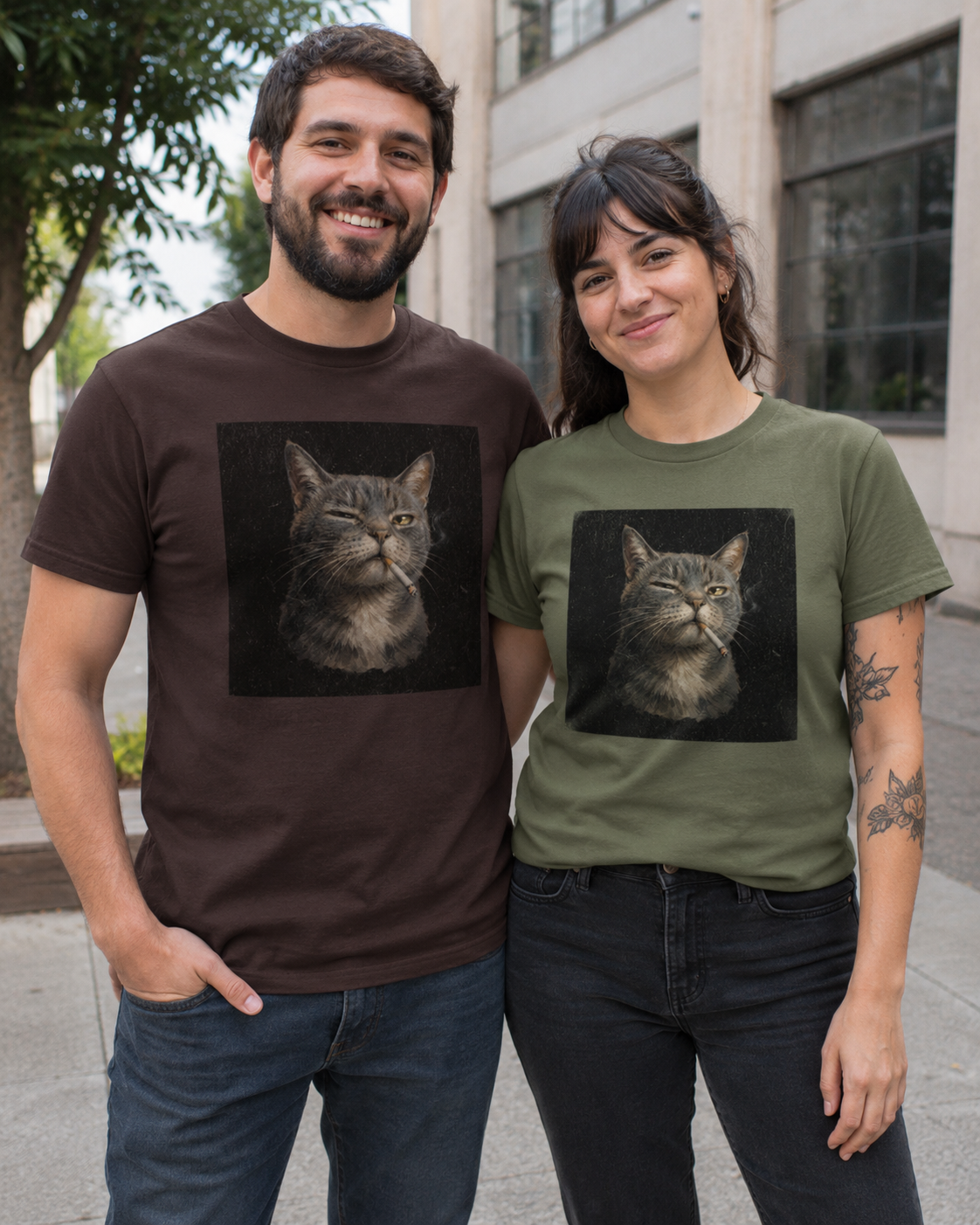 Funny Cat Shirt | Sarcastic Moody Cat Graphic Tee