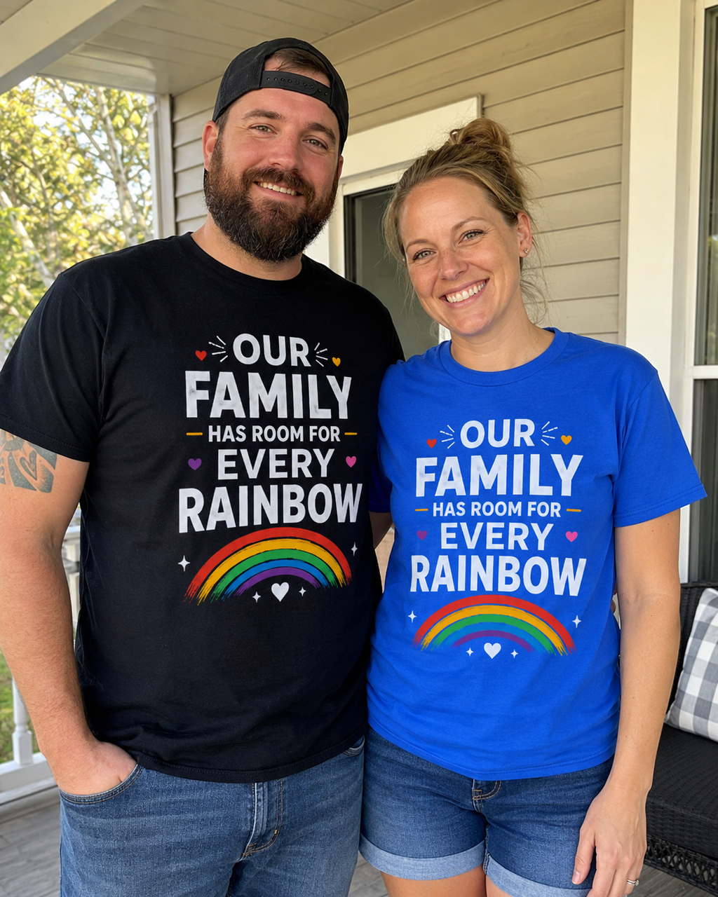 Our Family Has Room For Every Rainbow Pride Family Shirt - Adult Size