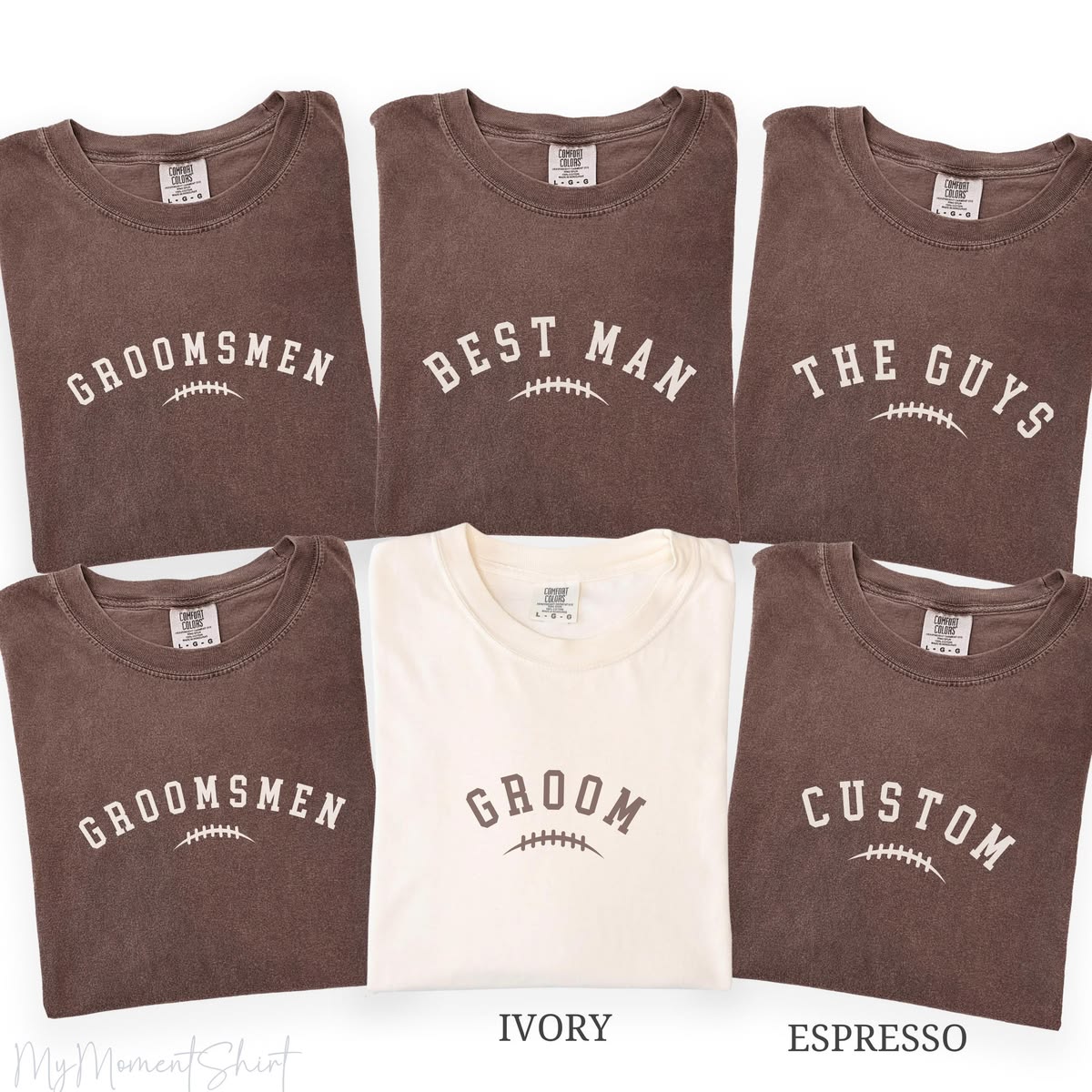 Football Bachelor Party Shirts for Groom, Best Man & Groomsmen