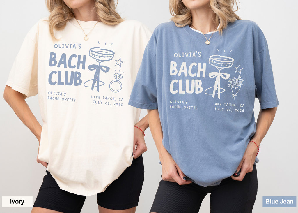 Bach Club Bachelorette Shirt - Custom Bride Crew Tee