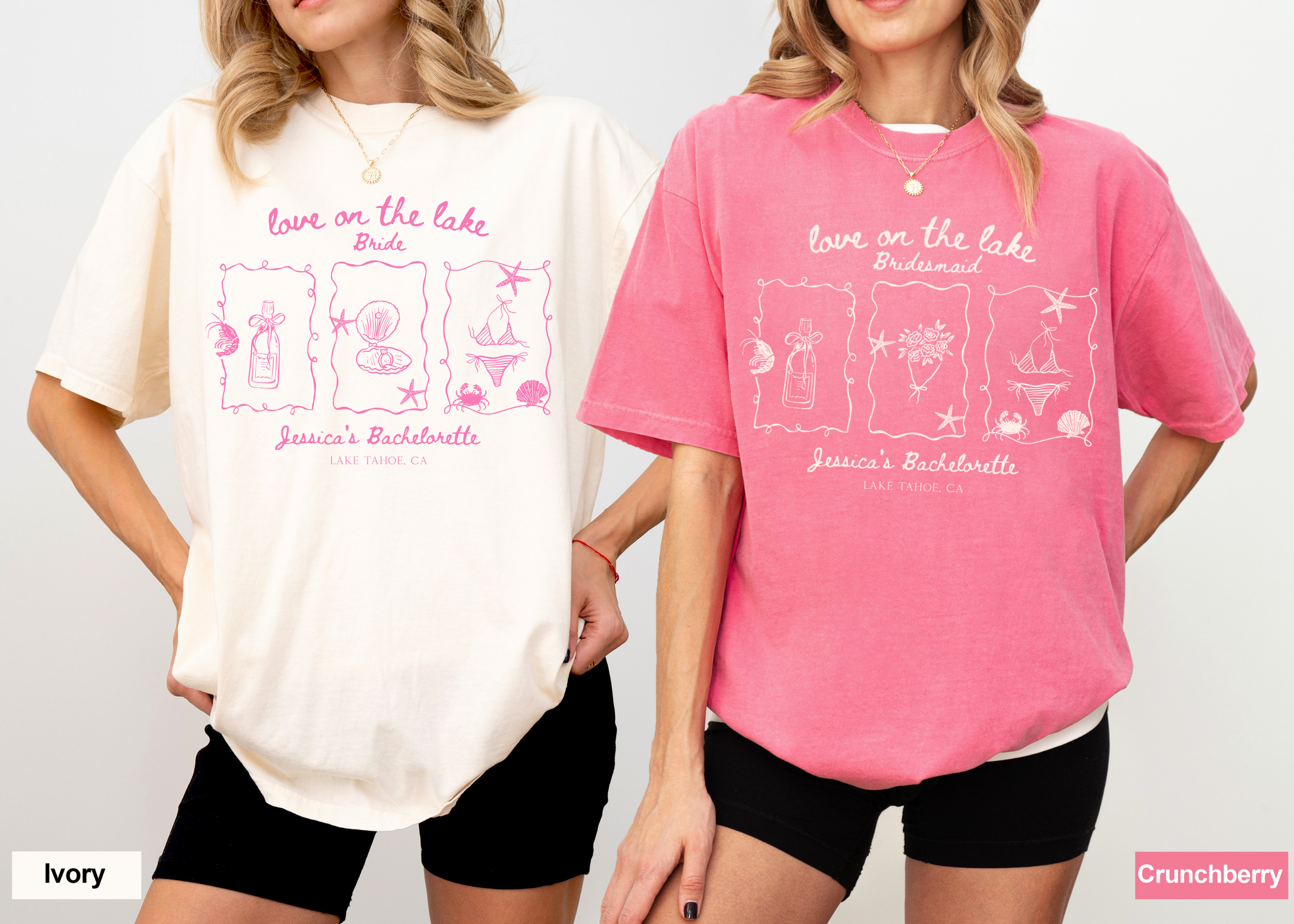 Love On The Lake - Custom Bridal Party Tee