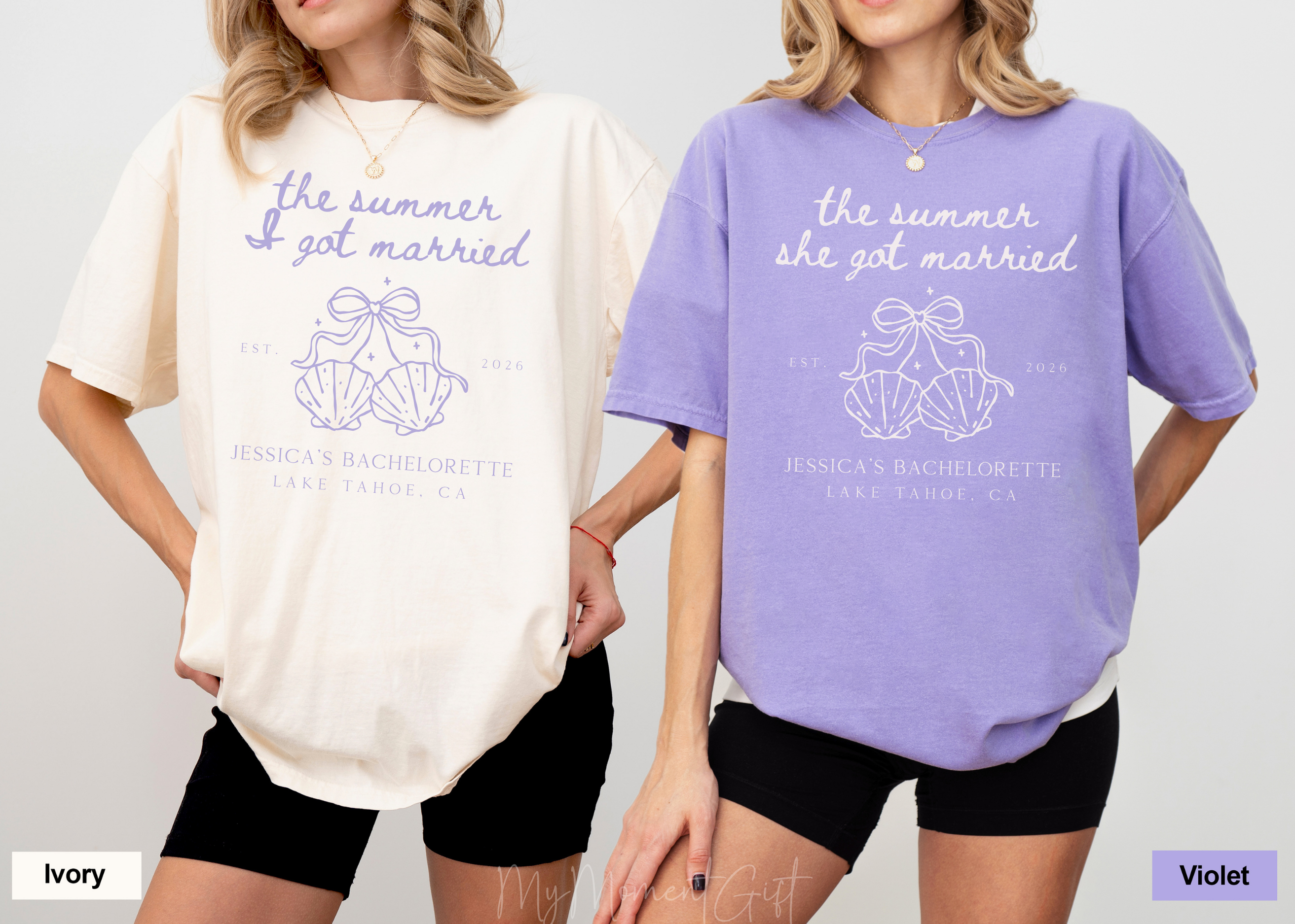 Seashell Bachelorette Shirt - Summer Bride Crew Tee