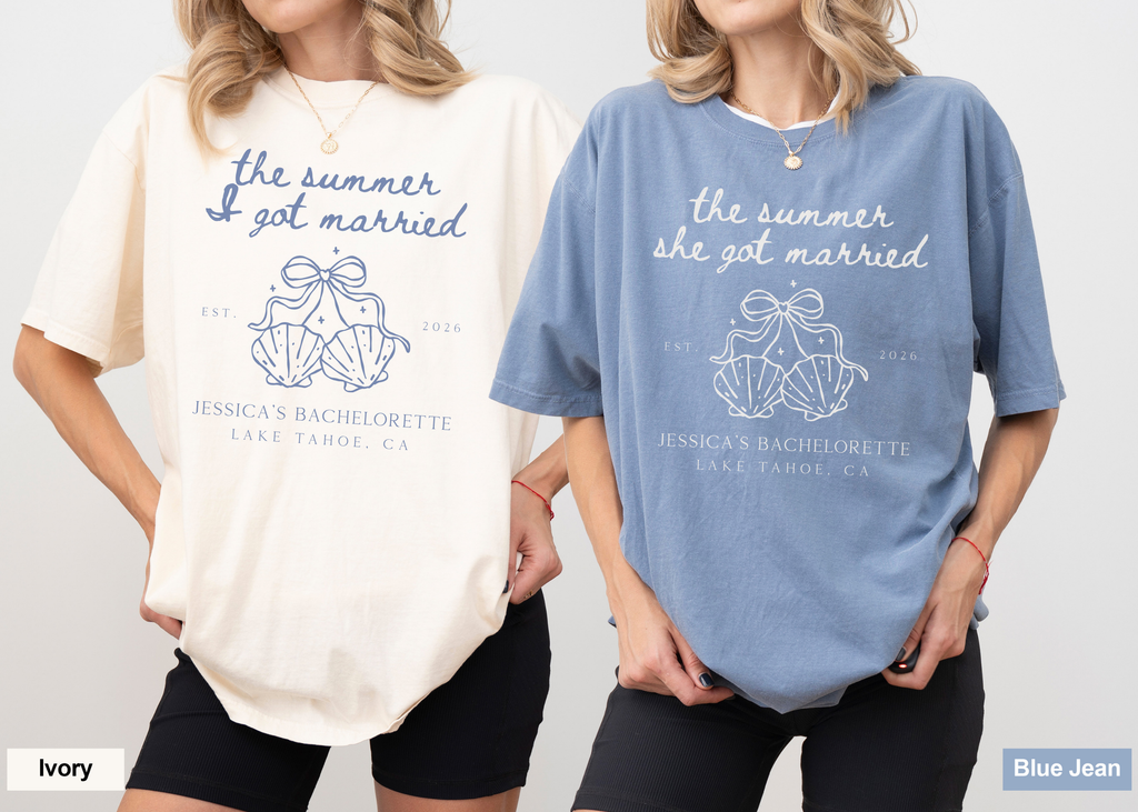 Seashell Bachelorette Shirt - Summer Bride Crew Tee