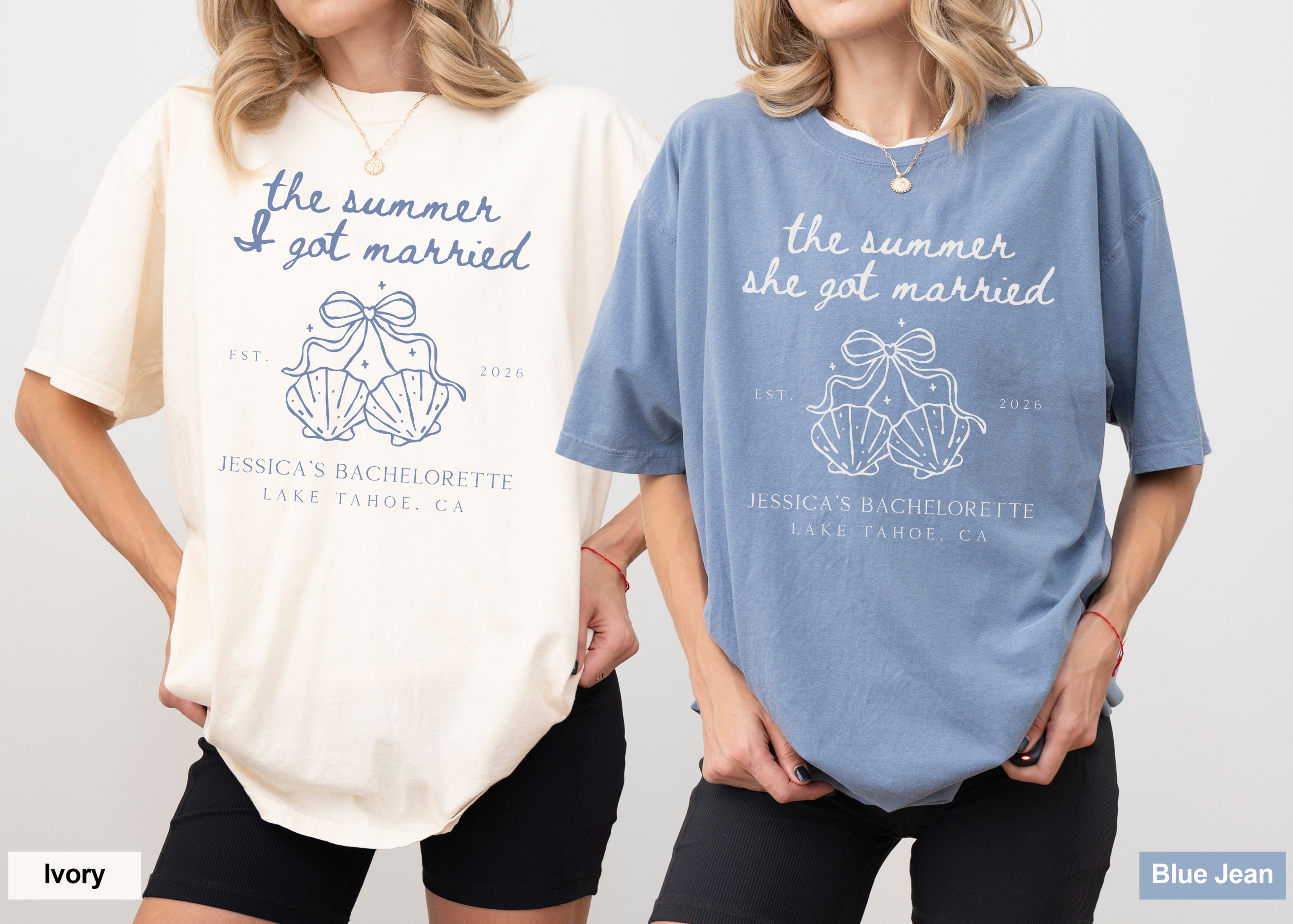 Seashell Bachelorette Shirt - Summer Bride Crew Tee
