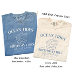Ocean Tides Beach Birthday Girls Trip Shirts