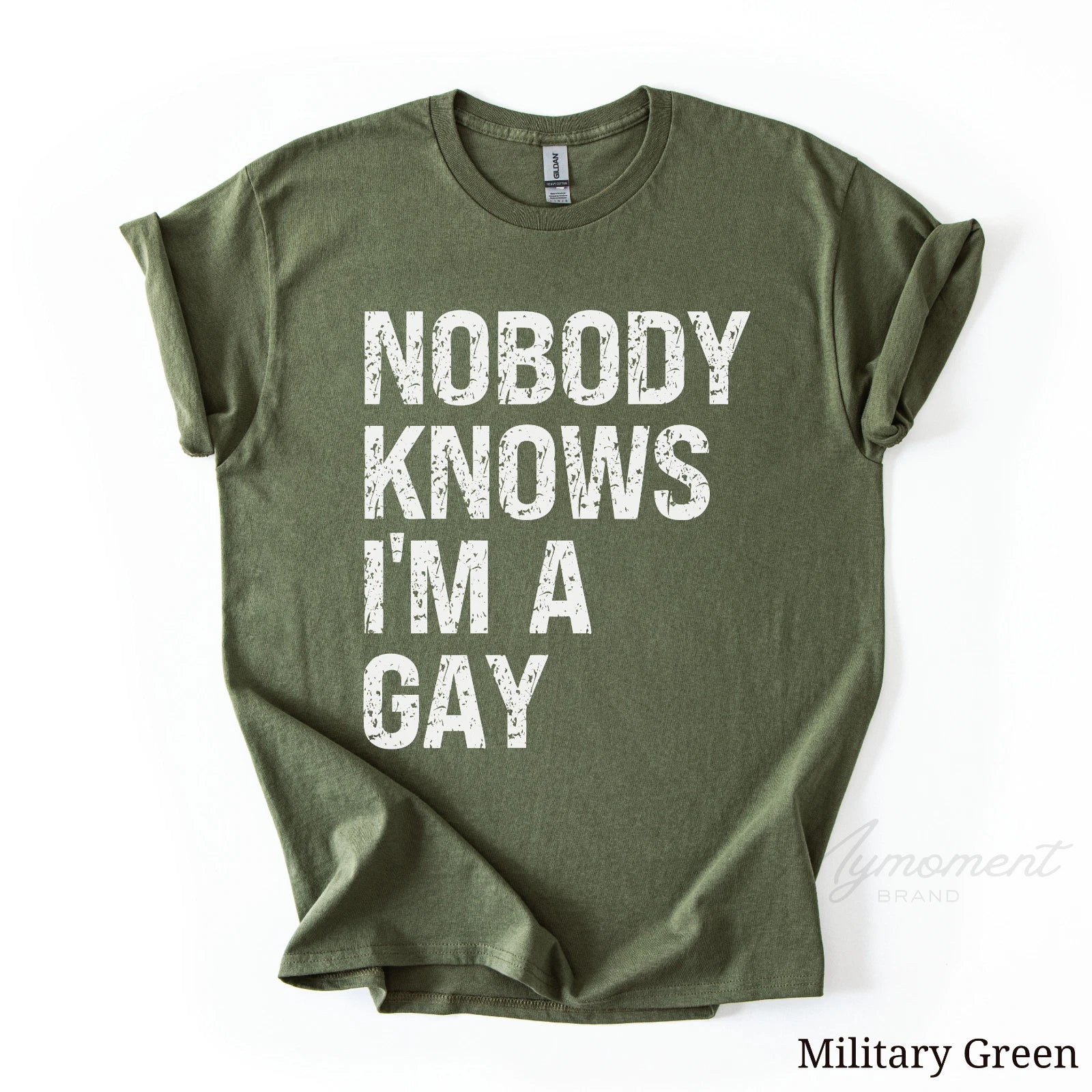Nobody Knows I'm Gay Shirt | LGBTQ Gay Pride Clothing