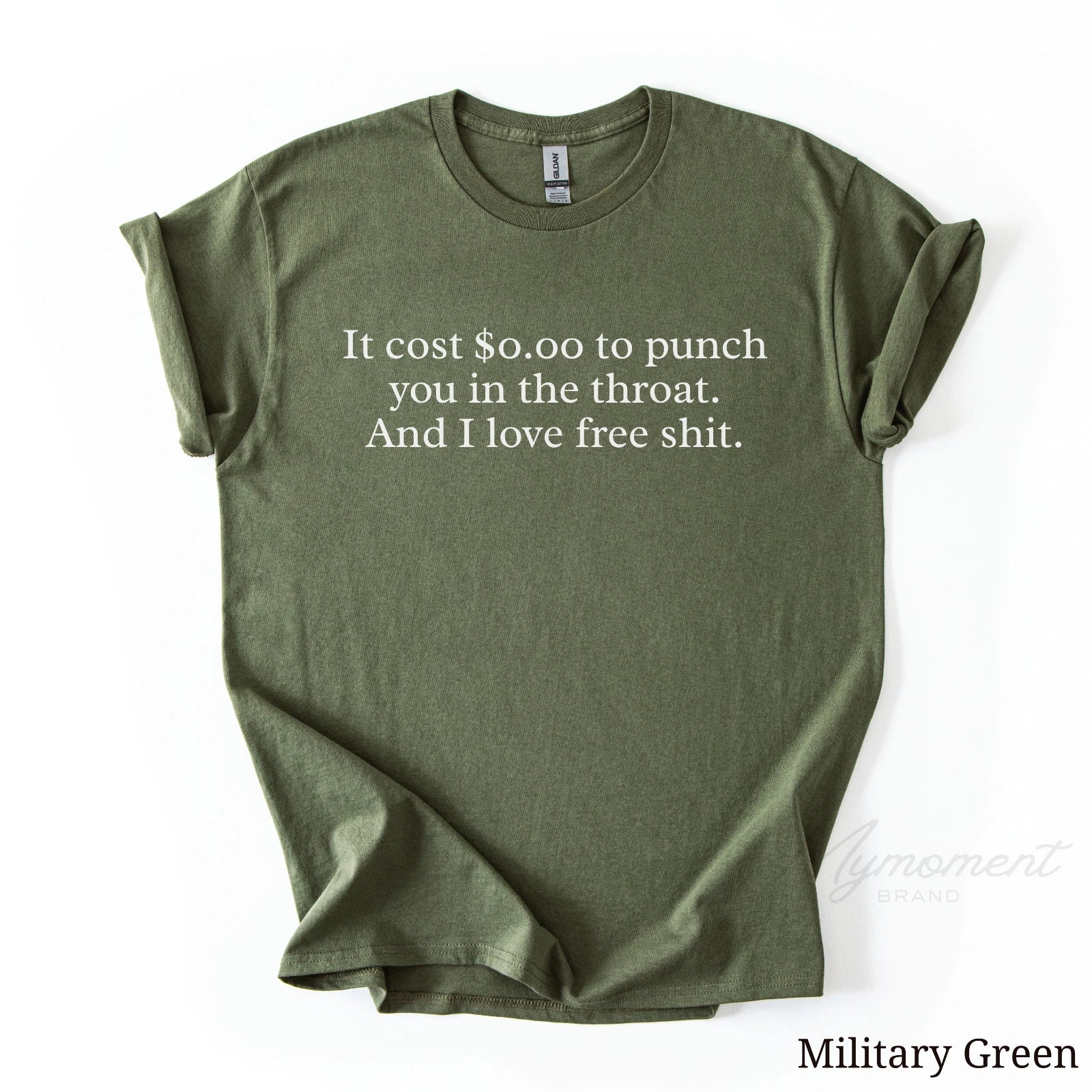 Funny Sarcastic Throat Punch Shirt | Rude Graphic Novelty Tee