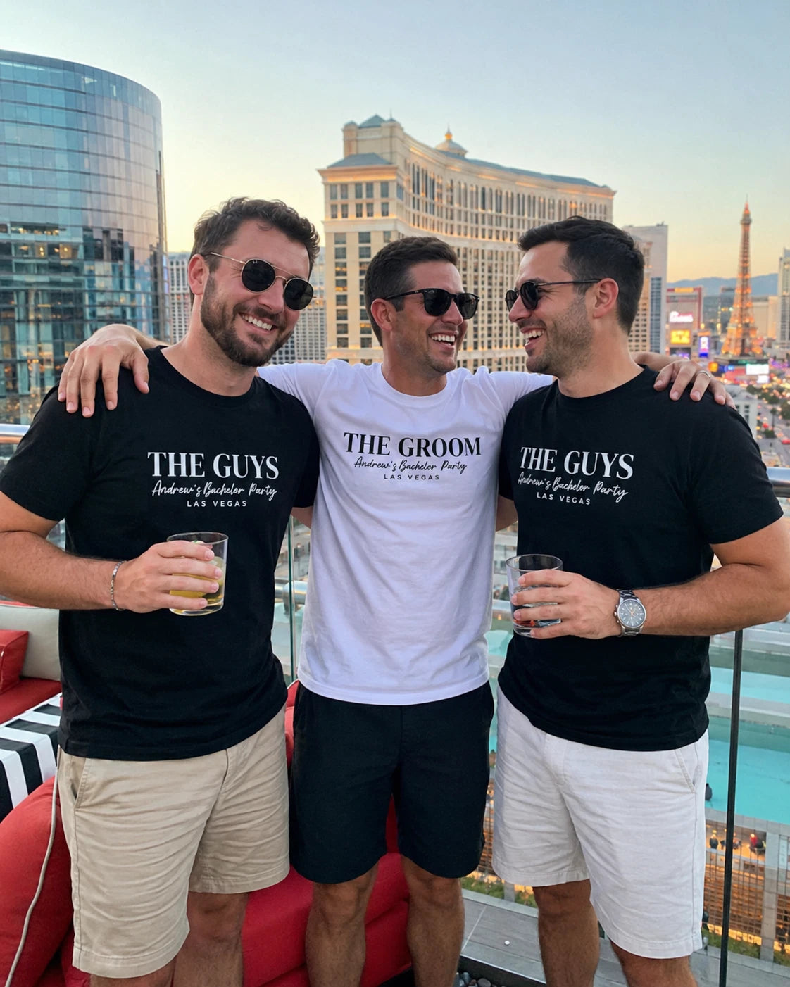 Custom Groom Drinking Team bachelor party T-shirt | Groom team bachelor