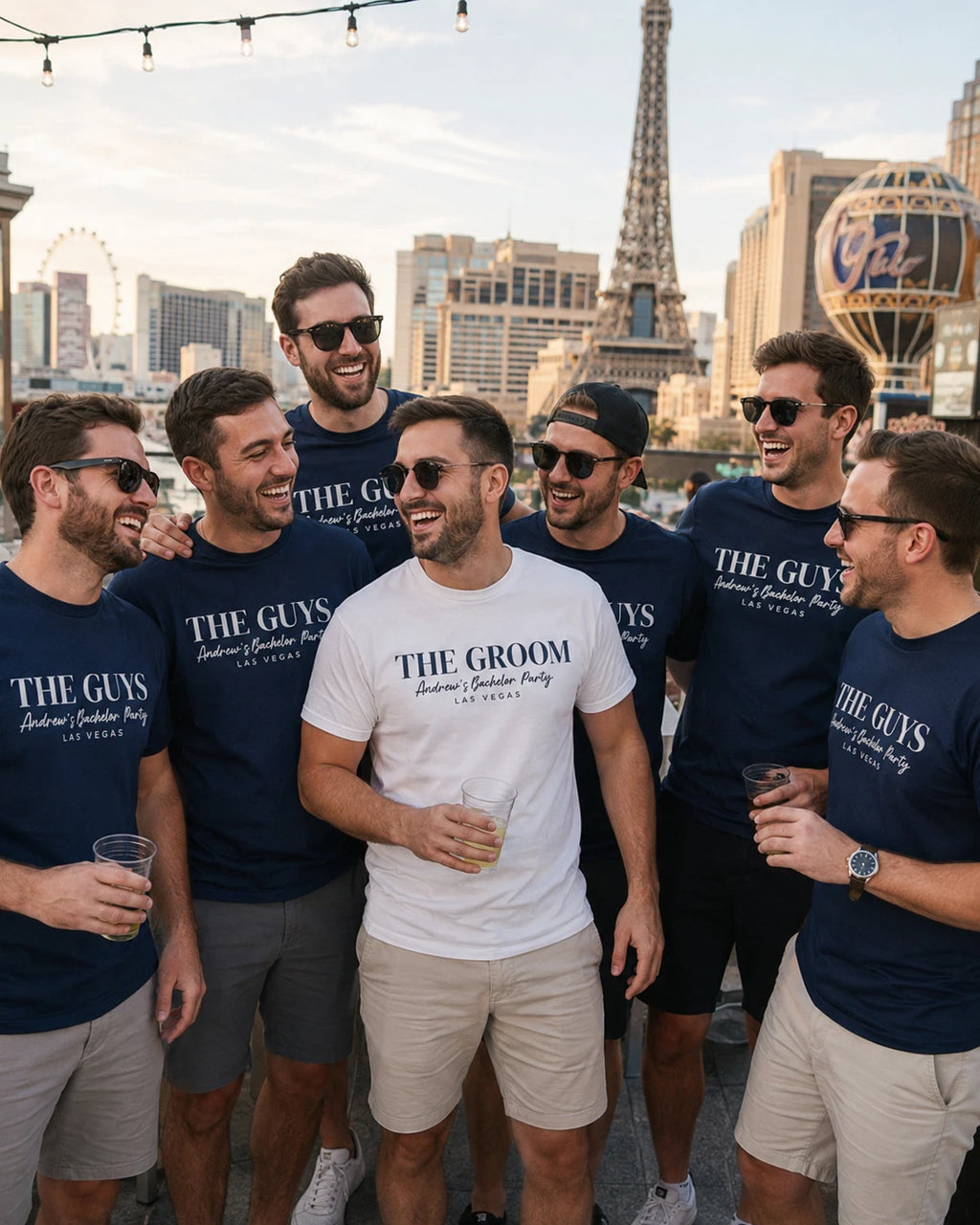 Custom Groom Drinking Team bachelor party T-shirt | Groom team bachelor