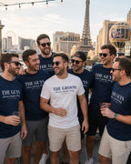 Custom Groom Drinking Team bachelor party T-shirt | Groom team bachelor