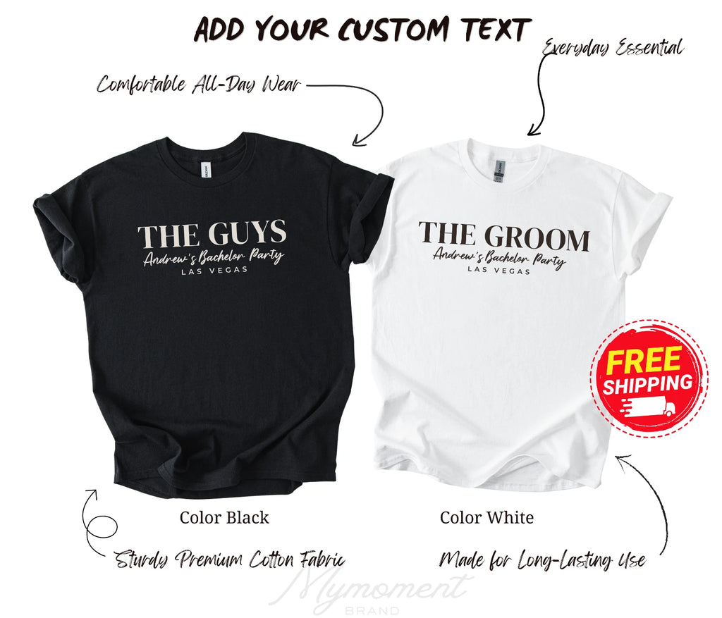 Custom Groom Drinking Team bachelor party T-shirt | Groom team bachelor