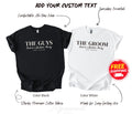 Custom Groom Drinking Team bachelor party T-shirt | Groom team bachelor