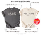 Custom Groom Drinking Team bachelor party T-shirt | Groom team bachelor