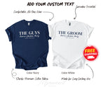 Custom Groom Drinking Team bachelor party T-shirt | Groom team bachelor