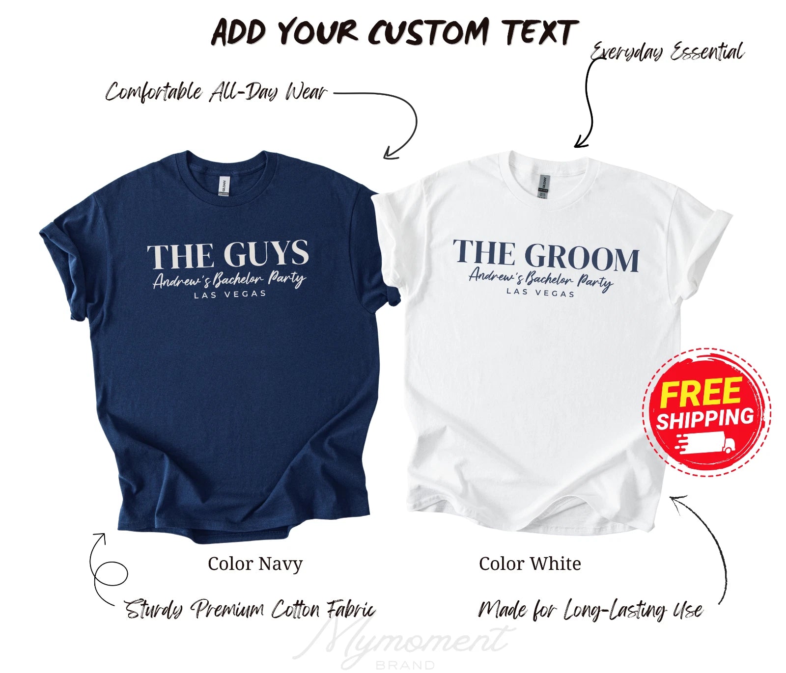 Custom Groom Drinking Team bachelor party T-shirt | Groom team bachelor