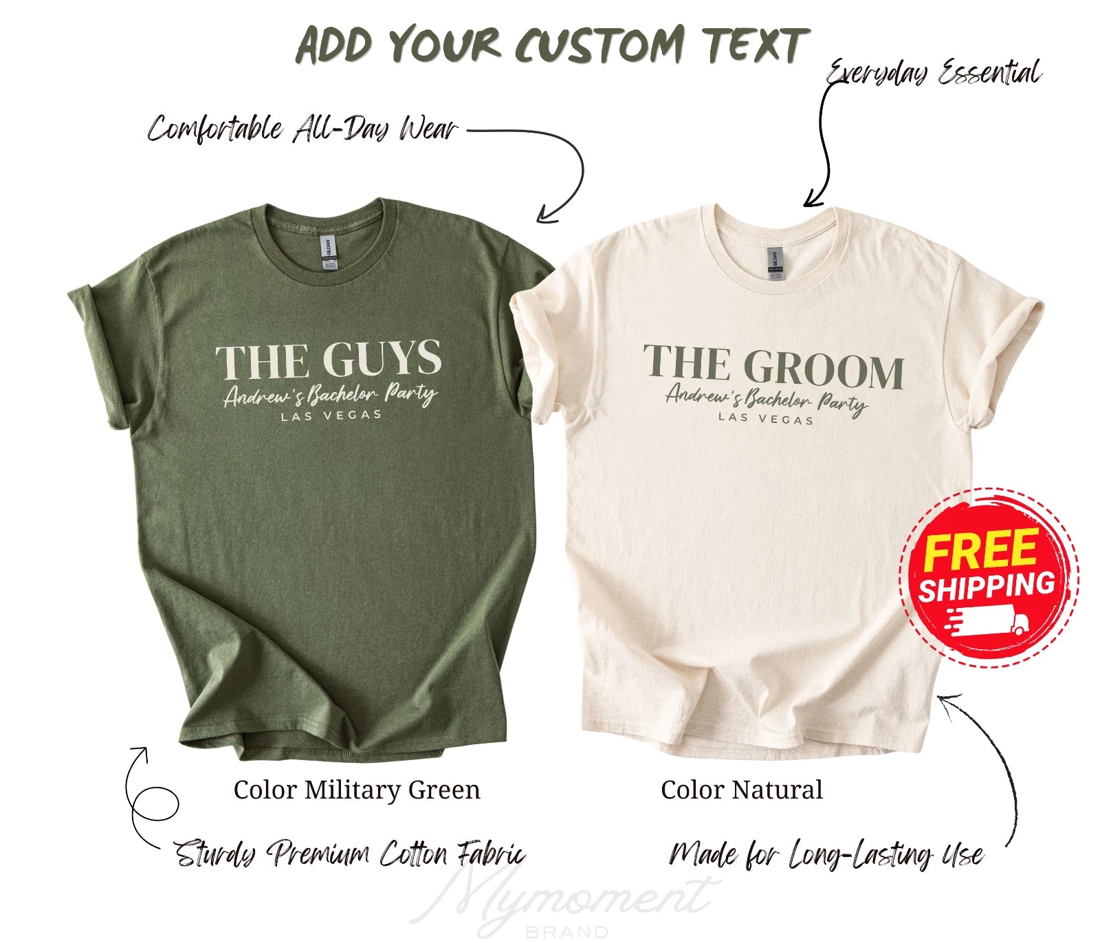 Custom Groom Drinking Team bachelor party T-shirt | Groom team bachelor