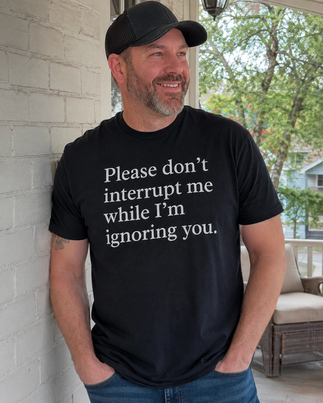Rude I'm Ignoring You T-Shirt | Mens Womens Funny Slogan Offensive Sarcastic Tee