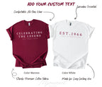 60th Birthday Squad Shirts | Family Matching Birthday T-Shirts
