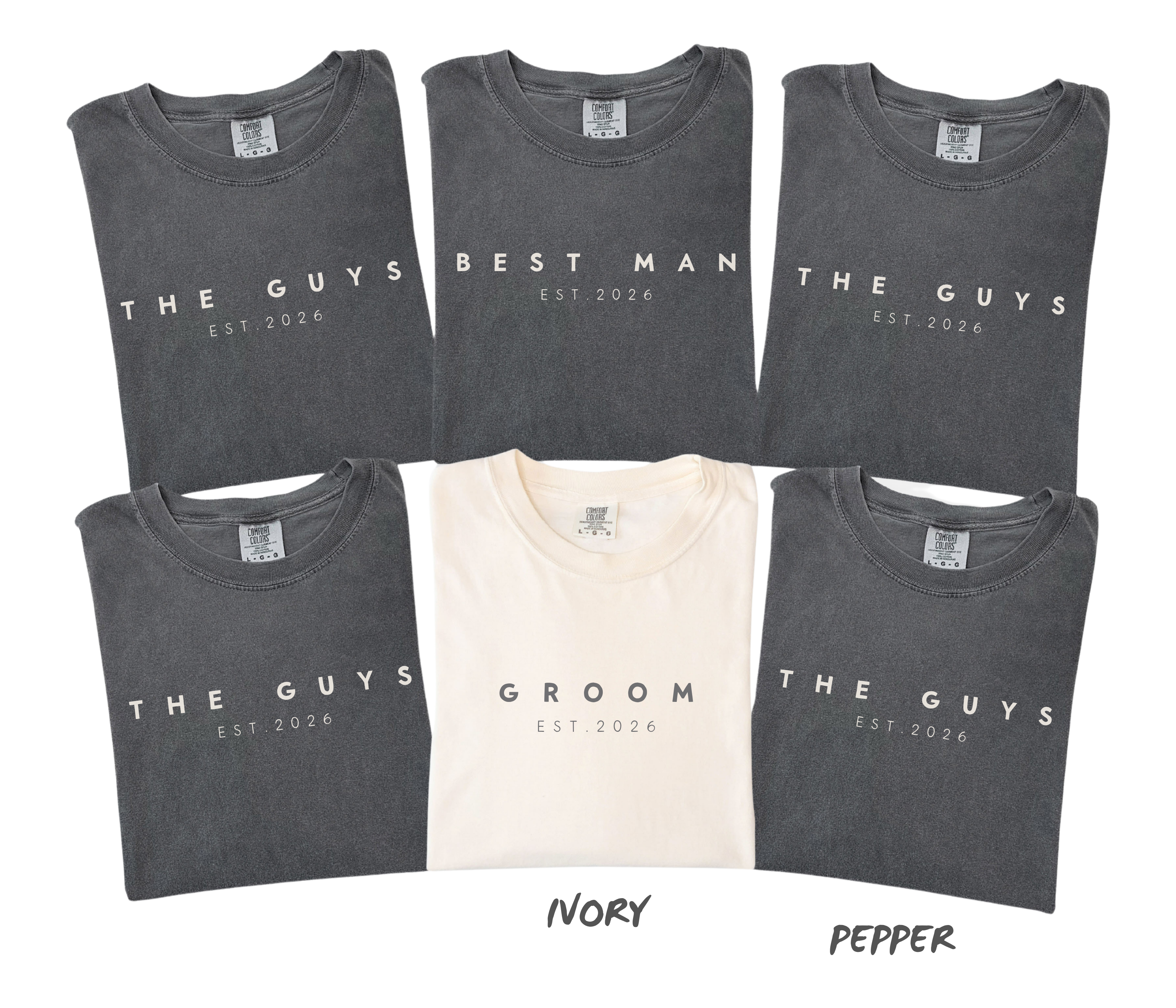 Matching Bachelor Party Shirts for Groom, Best Man & The Guys