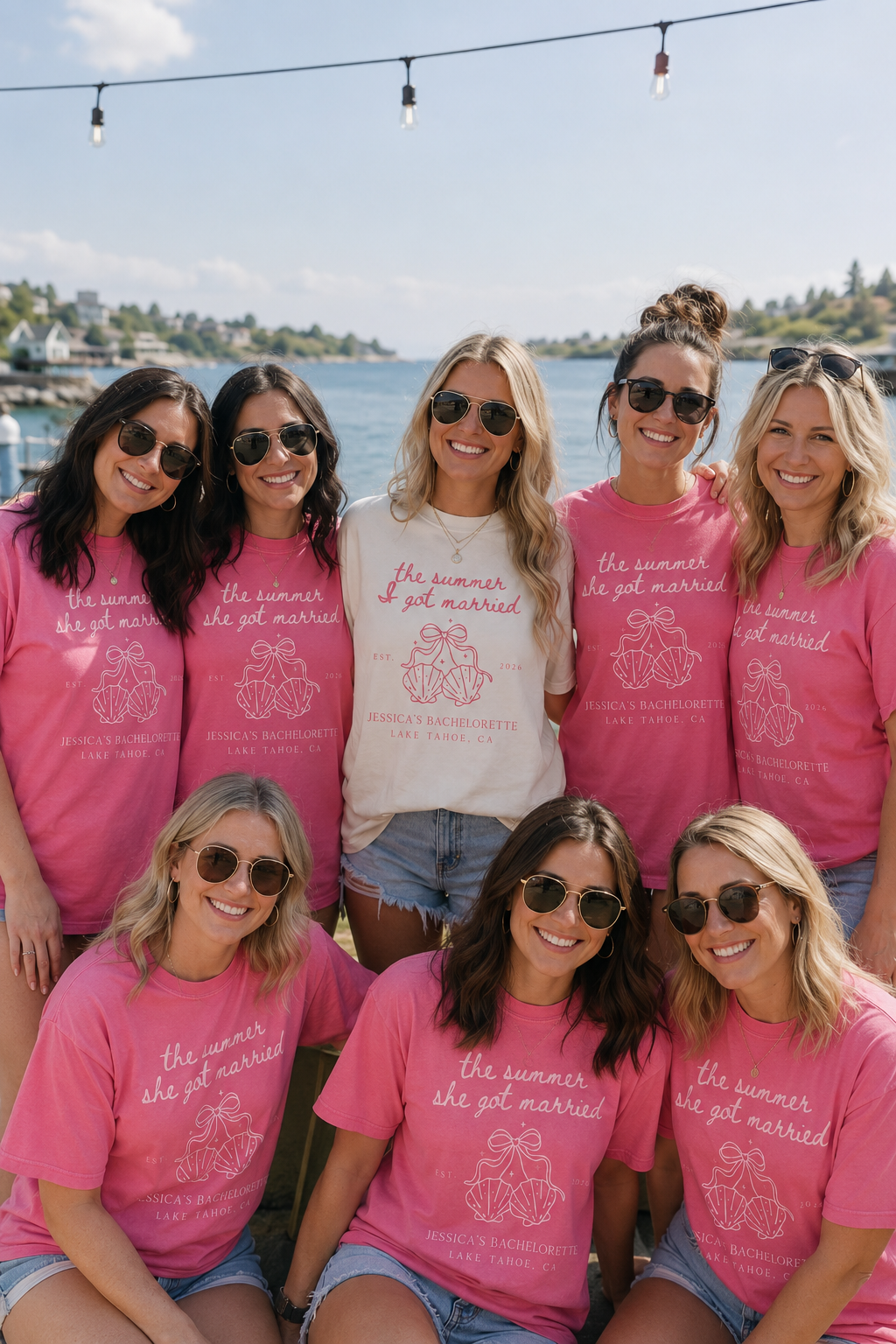 Seashell Bachelorette Shirt - Summer Bride Crew Tee